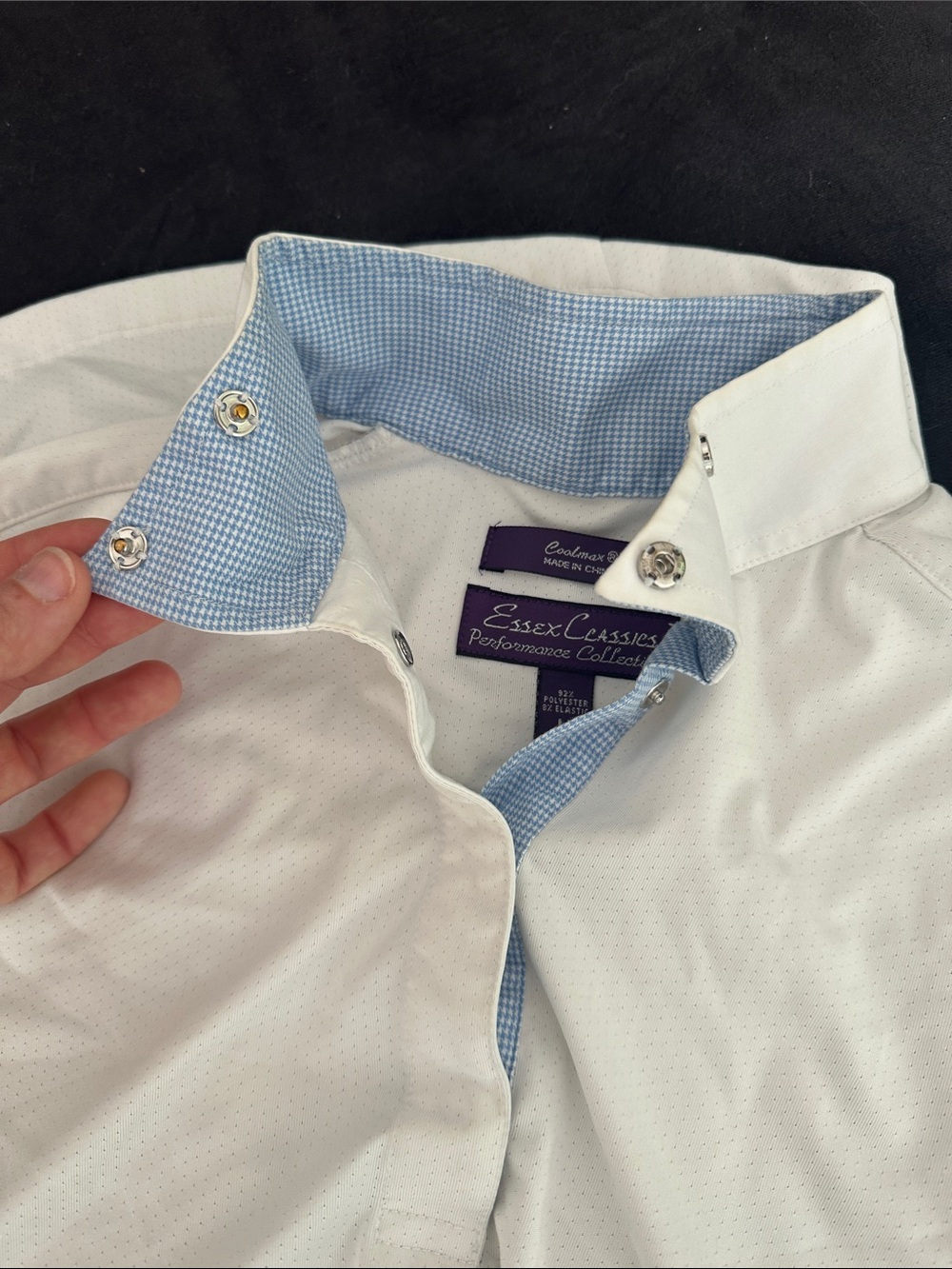 Essex long sleeve show shirt. Women’s Sz m.
